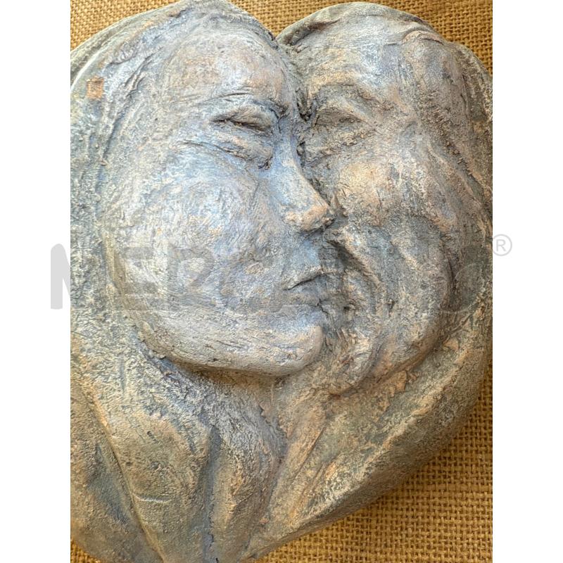 SCULTURA CUORE VOLTI CERAMICA | Mercatino dell'Usato San giovanni teatino 3