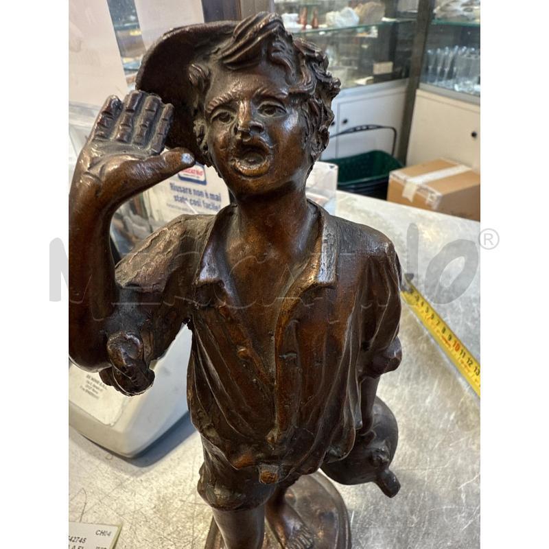 SCULTURA VECCHIA A FIRMA DI GIACOMO H.28CM | Mercatino dell'Usato San giovanni teatino 3