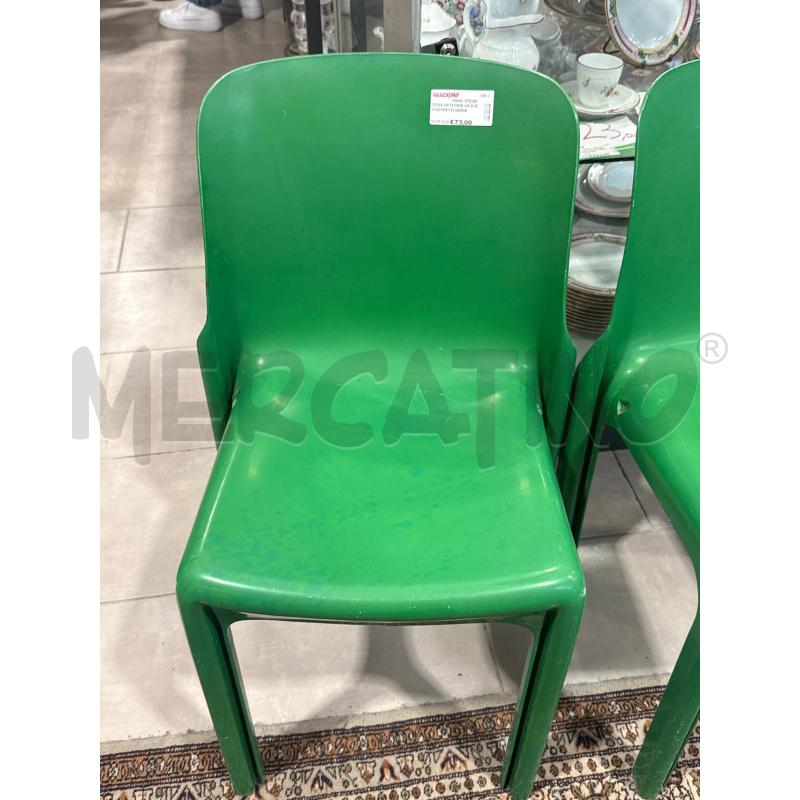 SEDIA ARTEMIDE VICO MAGISTRETTI VERDE | Mercatino dell'Usato San giovanni teatino 1