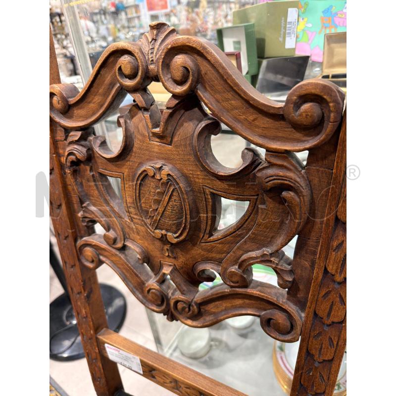 SEDIA LEGNO DA RESTAURARE SEDUTA NERA | Mercatino dell'Usato San giovanni teatino 4