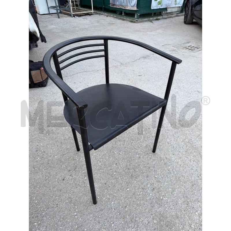 SEDIA METALLO NERA | Mercatino dell'Usato San giovanni teatino 1
