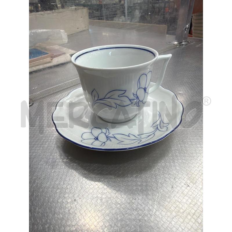 SERVIZIO 12 TAZZE BAVARIA SELTMAN FIORE BLU | Mercatino dell'Usato San giovanni teatino 1