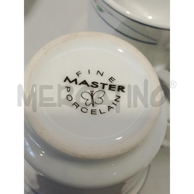 SERVIZIO CAFFE MASTER BORDO BLU FIORI | Mercatino dell'Usato San giovanni teatino 3