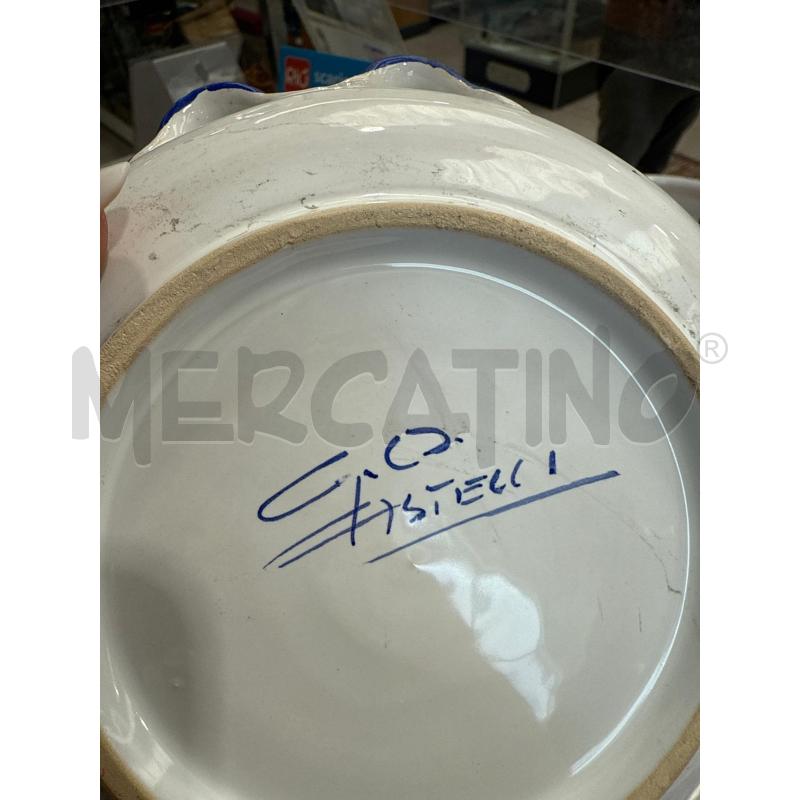 SERVIZIO CERAMICA CASTELLI CIOTOLA 6P E VASSOIO | Mercatino dell'Usato San giovanni teatino 2