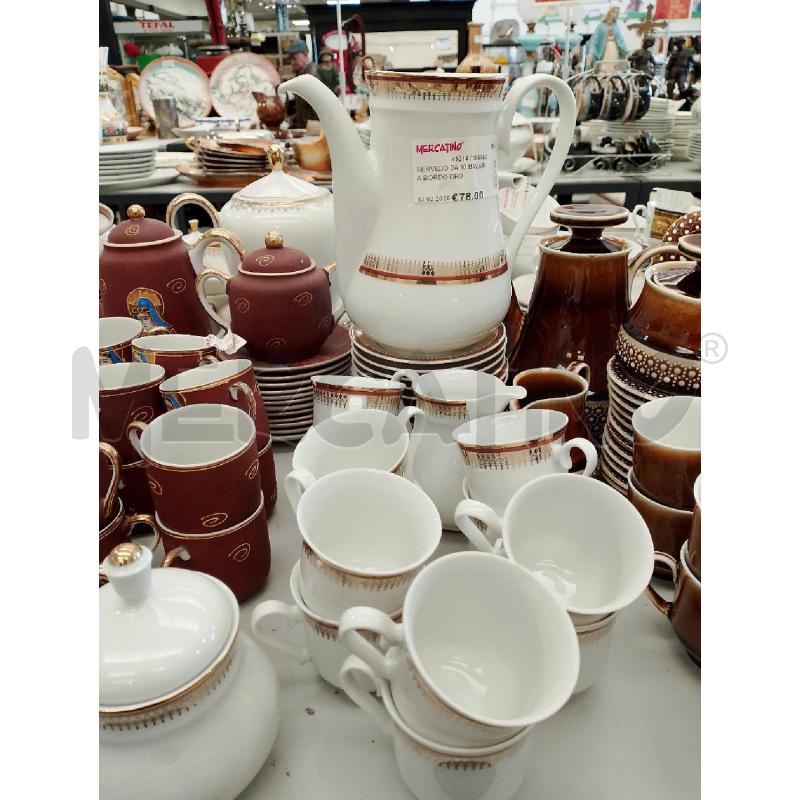 SERVIZIO DA 10 BAVARIA BORDO ORO | Mercatino dell'Usato San giovanni teatino 1