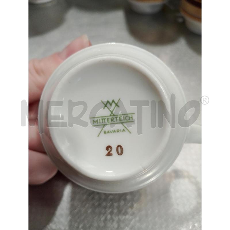 SERVIZIO DA 10 CAFFE BAVARIA DORATO MARRONE | Mercatino dell'Usato San giovanni teatino 2