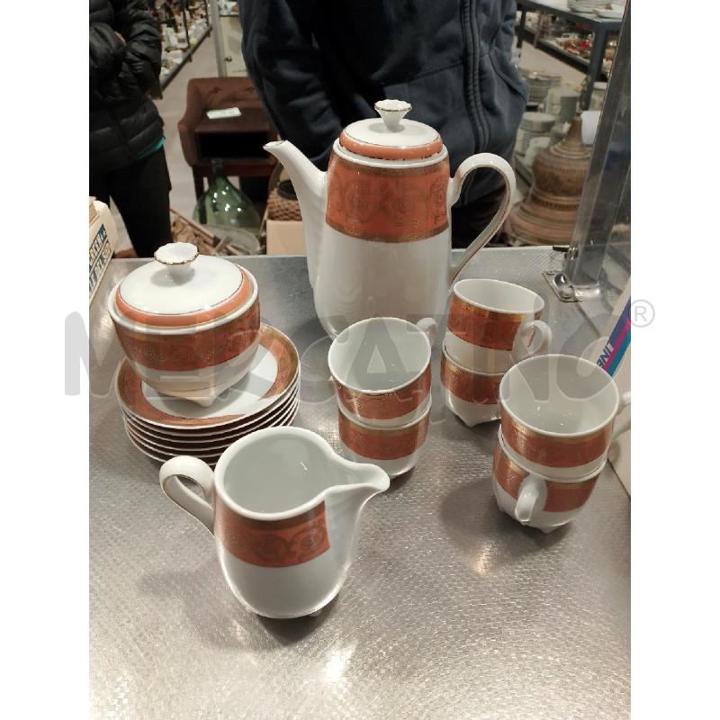 SERVIZIO DA CAFFE BAVARIA ARANCIONI DORATI | Mercatino dell'Usato San giovanni teatino 1