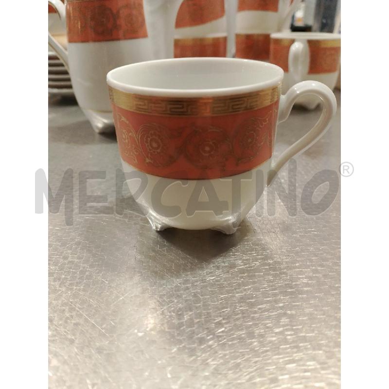 SERVIZIO DA CAFFE BAVARIA ARANCIONI DORATI | Mercatino dell'Usato San giovanni teatino 2