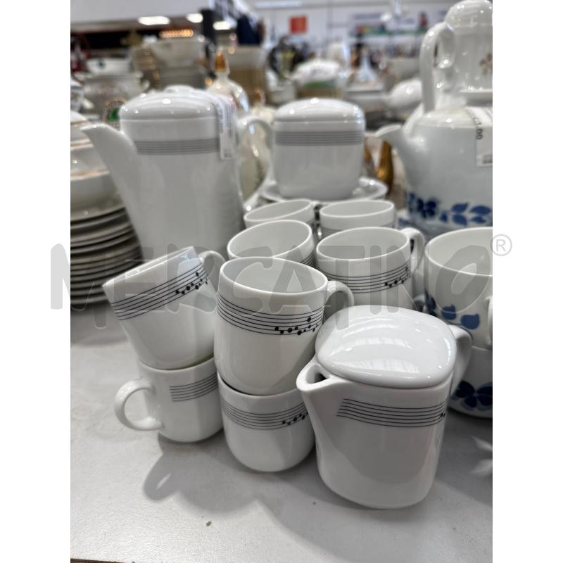 SERVIZIO DA CAFFE RICHARD GINORI DECORO NERO | Mercatino dell'Usato San giovanni teatino 1