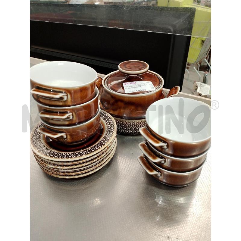 SERVIZIO DA CONSOME BAVARIA MARRONE | Mercatino dell'Usato San giovanni teatino 1