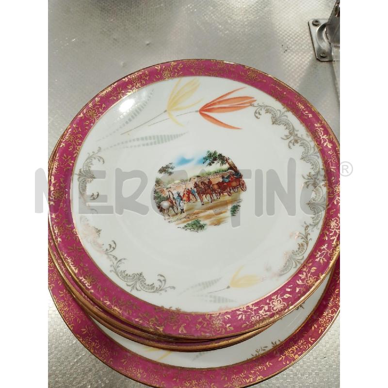 SERVIZIO DA DOLCE BAVARIA BORDO ROSA | Mercatino dell'Usato San giovanni teatino 1