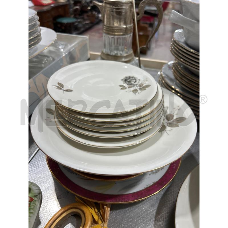 SERVIZIO DA DOLCE BAVARIA FIORE GRIGIO | Mercatino dell'Usato San giovanni teatino 1