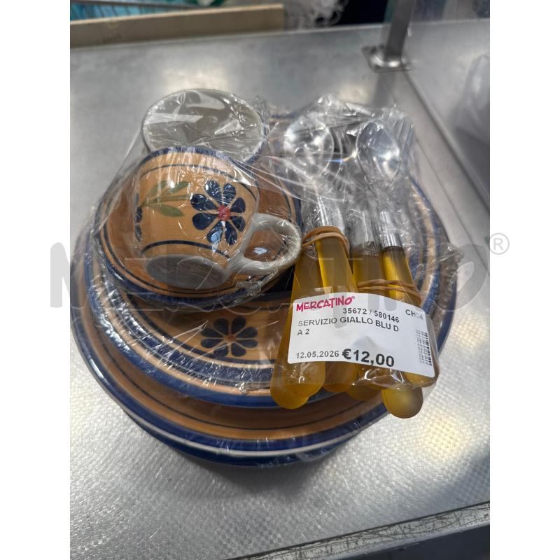 SERVIZIO GIALLO BLU DA 2 | Mercatino dell'Usato San giovanni teatino 1