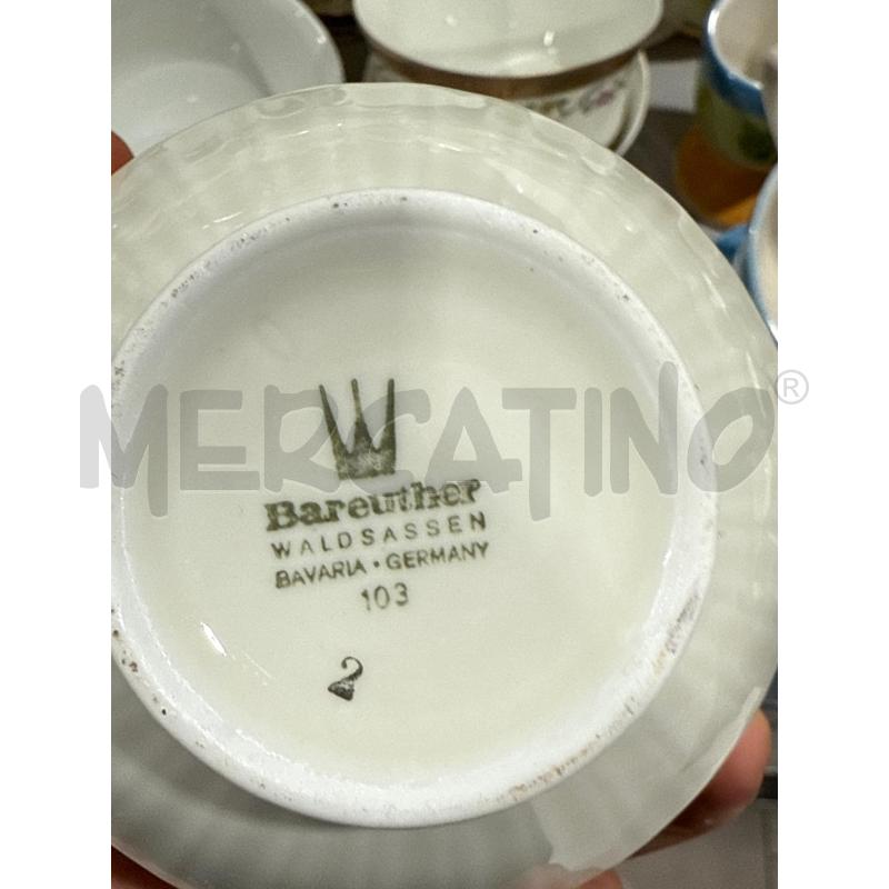 SERVIZIO TAZZIE DA TE BAVARIA BORDO ORO FIORELLINI | Mercatino dell'Usato San giovanni teatino 3