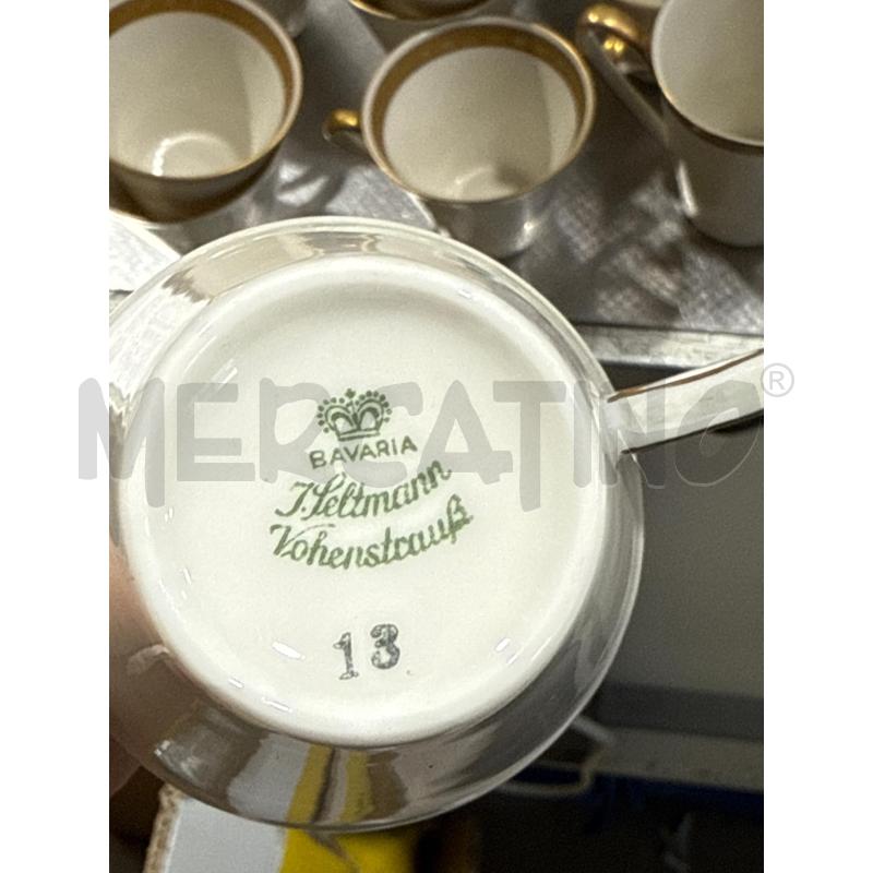 SERVIZIO TAZZINE BORDO ORO BAVARIA | Mercatino dell'Usato San giovanni teatino 2