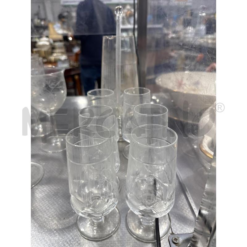 SERVIZI PZ. 6 + BICCHIERE PER COKTAIL | Mercatino dell'Usato San giovanni teatino 1