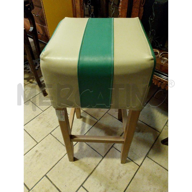 SGABELLO BIANCO E VERDE  | Mercatino dell'Usato San giovanni teatino 2