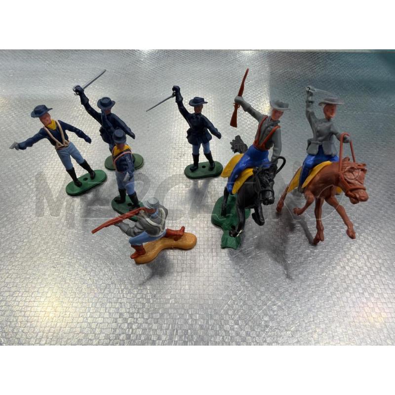 SOLDATINI COWBOY TIMPO TOYS 1970 7 PZ | Mercatino dell'Usato San giovanni teatino 1