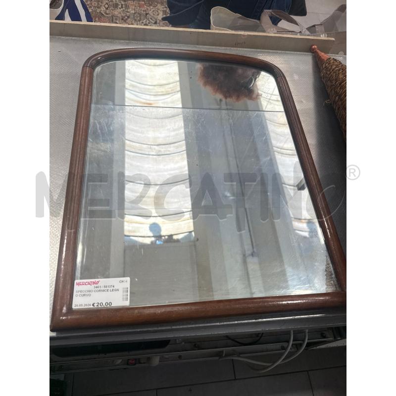 SPECCHIO CORNICE LEGNO CURVO | Mercatino dell'Usato San giovanni teatino 1