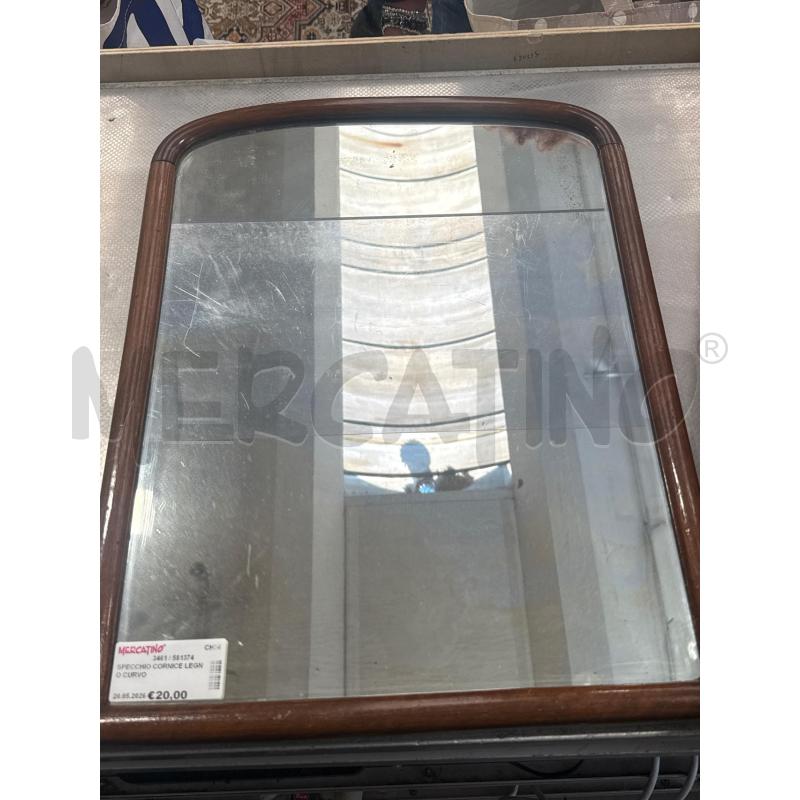 SPECCHIO CORNICE LEGNO CURVO | Mercatino dell'Usato San giovanni teatino 2