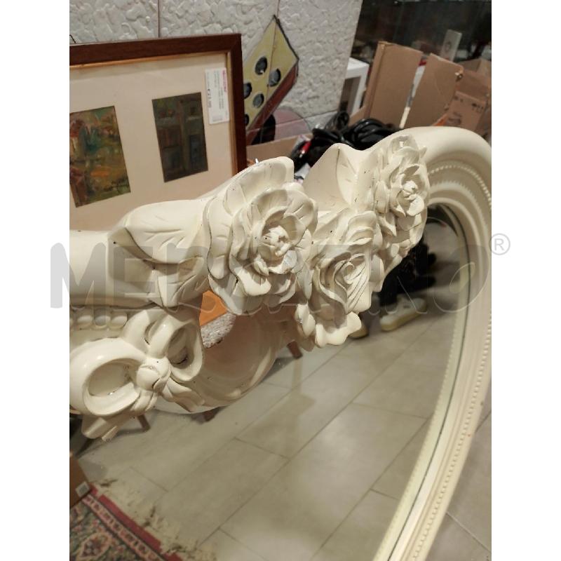 SPECCHIO CUORE BIANCO ROSE  | Mercatino dell'Usato San giovanni teatino 2