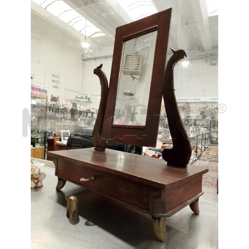 SPECCHIO DA COMO PIEDINI OTTONE DA RESTAURARE | Mercatino dell'Usato San giovanni teatino 1