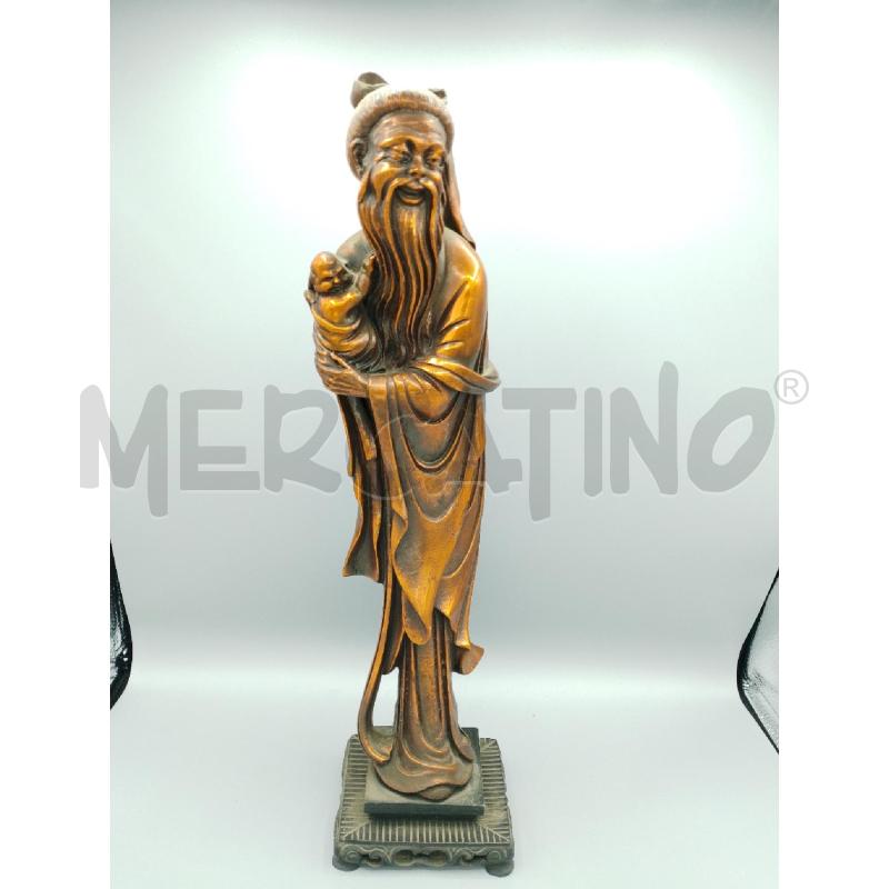 STATUA CINESE LAMINA RAME | Mercatino dell'Usato San giovanni teatino 1