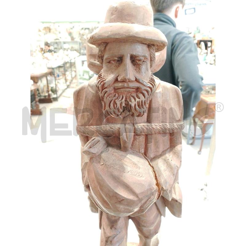 STATUA LEGNO 50CM  | Mercatino dell'Usato San giovanni teatino 2