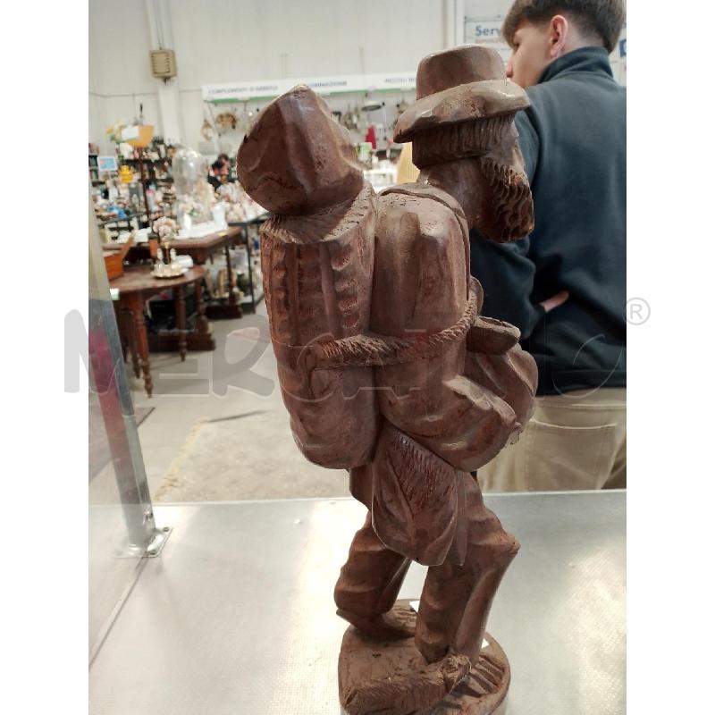 STATUA LEGNO 50CM  | Mercatino dell'Usato San giovanni teatino 3