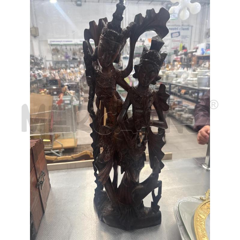STATUA LEGNO INDONESIANA  | Mercatino dell'Usato San giovanni teatino 1