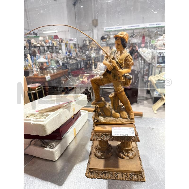 STATUA RAGAZZO A PESCA | Mercatino dell'Usato San giovanni teatino 1