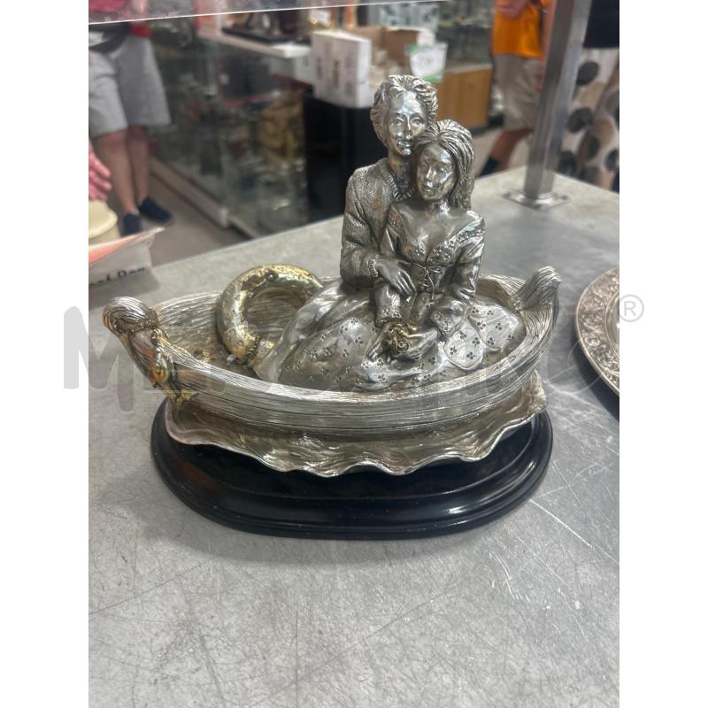 STATUETTA BARCA ARGENTATA SPOSI | Mercatino dell'Usato San giovanni teatino 1