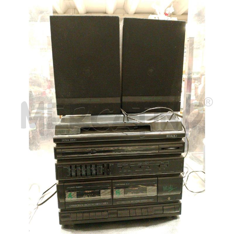 STEREO IRRADIO SISTEM 3300 + CASSE | Mercatino dell'Usato San giovanni teatino 1