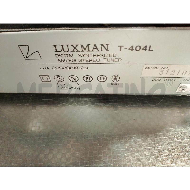 STEREO LUXMAN T-404L | Mercatino dell'Usato San giovanni teatino 3