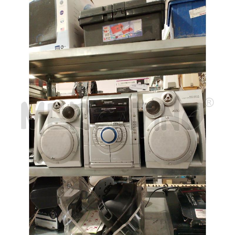 STEREO PANASONIC 5 CD CHANGER + CASSE | Mercatino dell'Usato San giovanni teatino 1