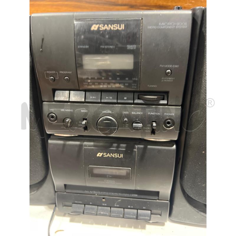 STEREO SANSUI CON TELELCOMANDO | Mercatino dell'Usato San giovanni teatino 2