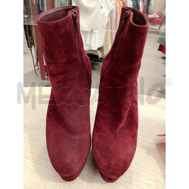 STIVALETTI DONNA LOUBOUTIN BORDEAUX SCAMOSCIATI | Mercatino dell'Usato San giovanni teatino 2