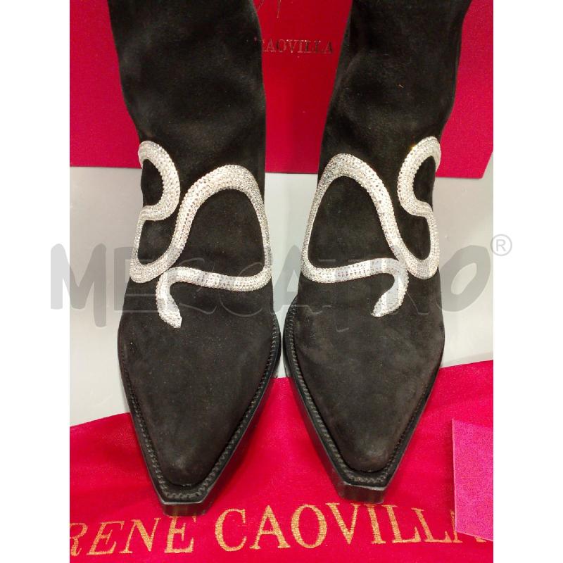 STIVALI DONNA RENE CAOVILLA NERI STRASS TG 38 | Mercatino dell'Usato San giovanni teatino 5