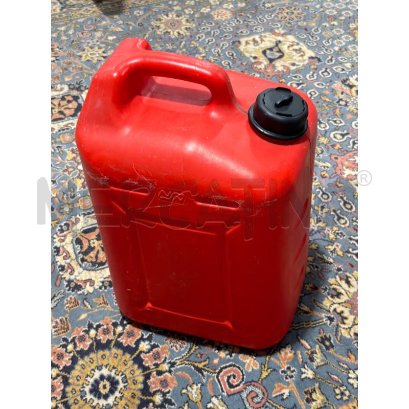 TANICA PLASTICA ROSSA 25LT OMOLOGATA | Mercatino dell'Usato San giovanni teatino 1