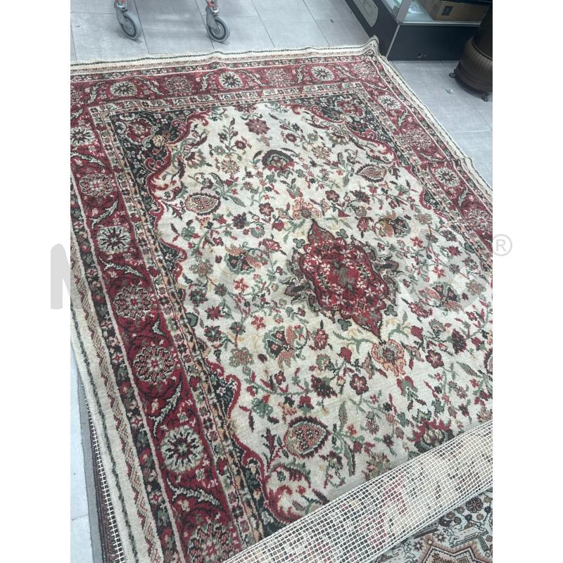 TAPPETO BIANCO ROSSO VERDE 180X275  | Mercatino dell'Usato San giovanni teatino 1