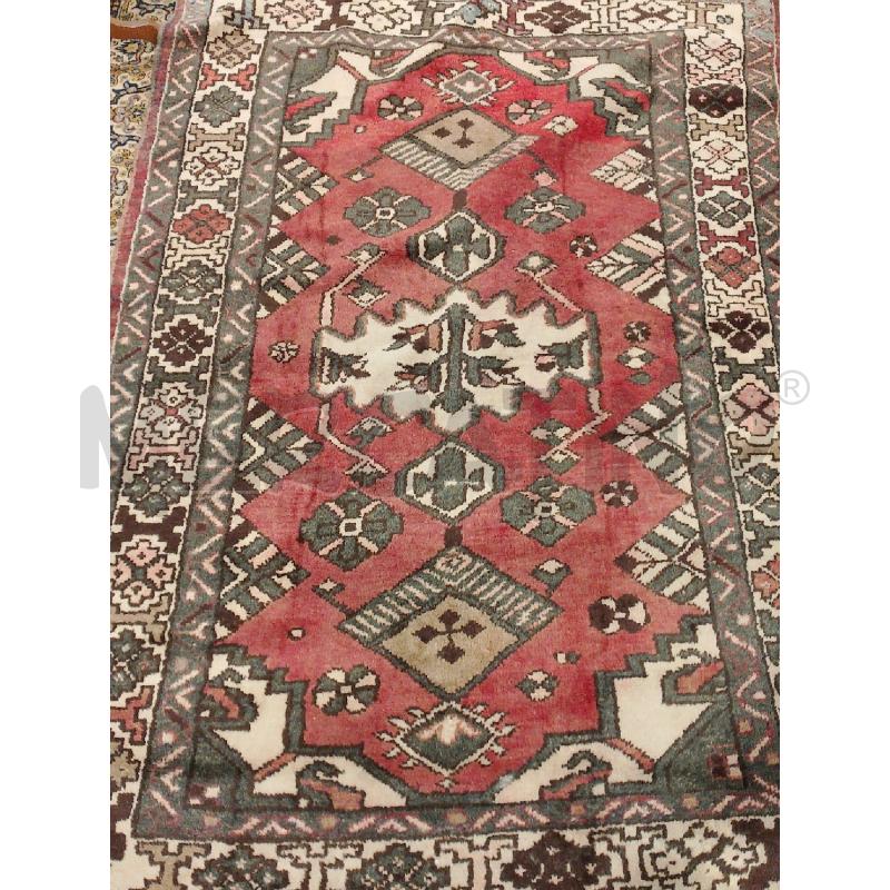 TAPPETO ORIENTALE 140X195 ROSSO E GRIGIO | Mercatino dell'Usato San giovanni teatino 1