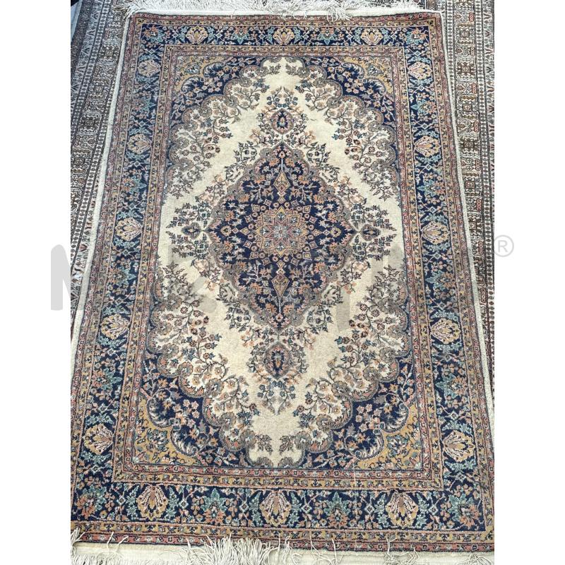 TAPPETO ORIENTALE BEIGE E BLU 190X120  | Mercatino dell'Usato San giovanni teatino 1