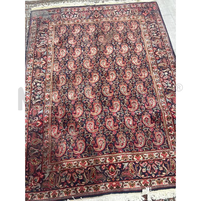 TAPPETO ORIENTALE BLU ROSSO DA RESTAURARE  | Mercatino dell'Usato San giovanni teatino 1