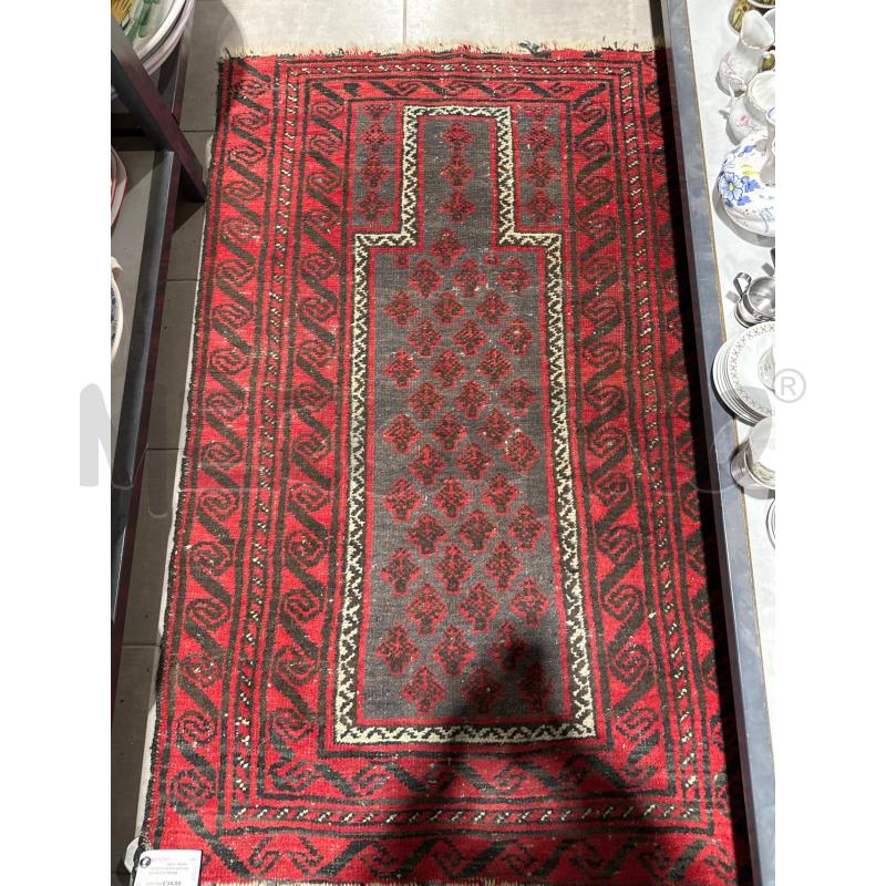 TAPPETO ORIENTALE GRIGIO ROSSO 90X146 | Mercatino dell'Usato San giovanni teatino 1