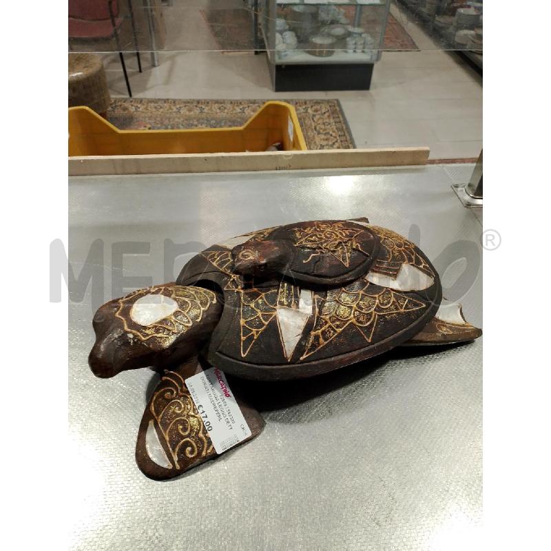 TARTARUGA LEGNO DETT DORATI MADREPERLA | Mercatino dell'Usato San giovanni teatino 1