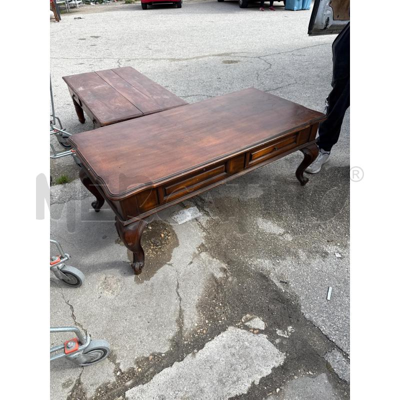 TAVOLINO DA SALOTTO LEGNO DUE CASETTI | Mercatino dell'Usato San giovanni teatino 1