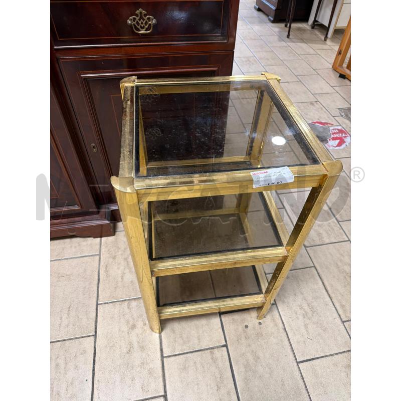 TAVOLINO DORATO METALLO | Mercatino dell'Usato San giovanni teatino 2