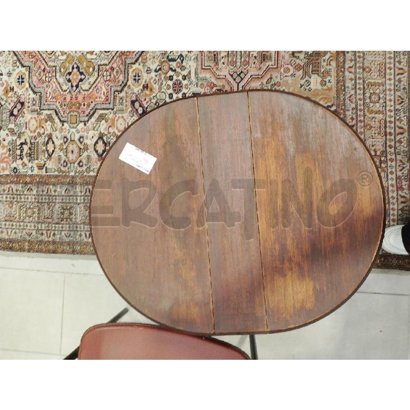 TAVOLINO LEGNO OVALE BANDELLE  | Mercatino dell'Usato San giovanni teatino 2