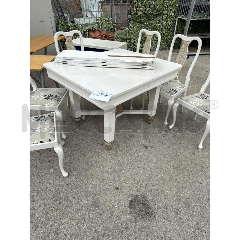 TAVOLO QUADRATO BIANCO | Mercatino dell'Usato San giovanni teatino 1