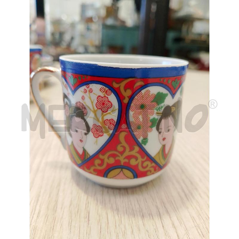 TAZZINE CAFFE ORIENTALI BLU ROSSE | Mercatino dell'Usato San giovanni teatino 2